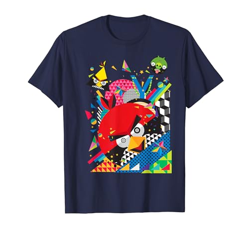 Angry Birds Geometric Pop Art Official Merchandise T-Shirt