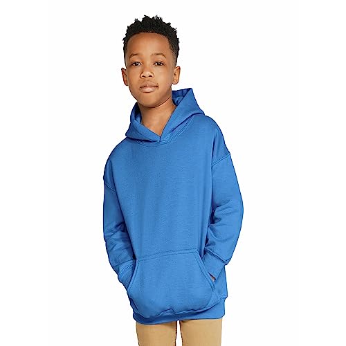Gildan Youth Hoodie Sweatshirt, Style G18500B, Royal, Medium
