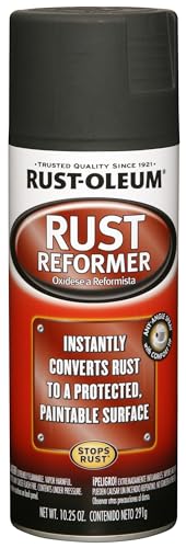 Rust-Oleum 248658 Rust Reformer Spray, 10.25 oz, Black