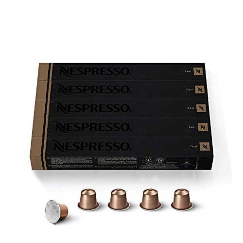 Nespresso Capsules OriginalLine, Cosi, Mild Roast Espresso Coffee, 50 Count Coffee Pods, Brews, 50 Count (Pack of 1) (ORIGINAL LINE ONLY)