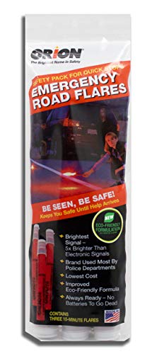 Orion Safety Products 3153-08 3-15 Minute Road Flares (1 Pack of 3 Flares)- Model # 3153-08