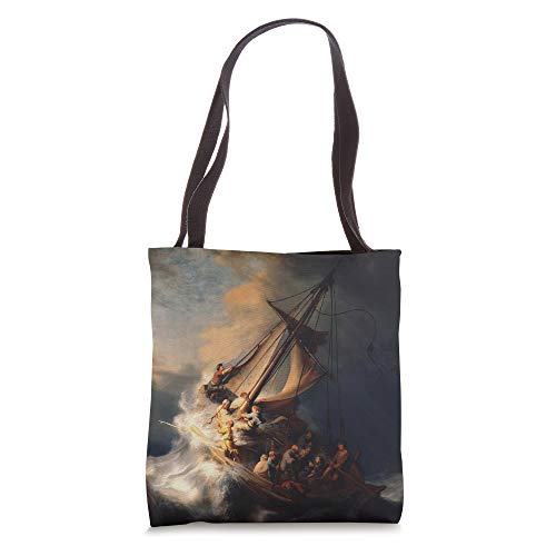 Rembrandt Christ in the Storm on the Lake of Galilee Tote Bag