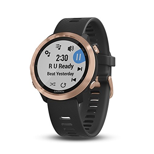 Garmin Forerunner 645 Music, GPS Running Watch With Garmin Pay Contactless Payments, Wrist-Based Heart Rate And Music, Rose Gold