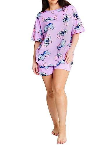 Disney Lilo and Stitch Pajamas for Women | Womens Stitch PJs | Ladies Pajamas for Stitch Fans | Official Stitch Merchandise | M Blue