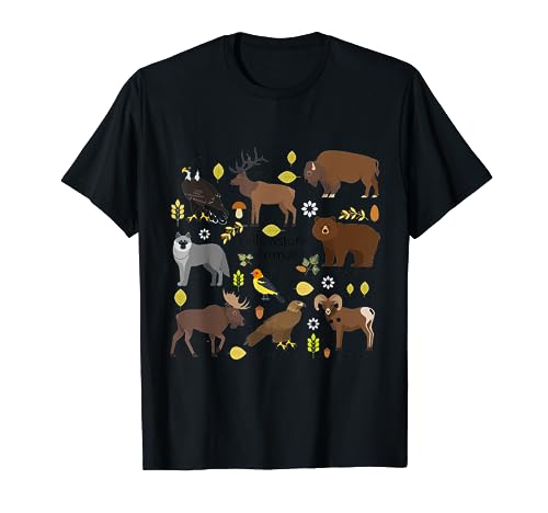 Yellowstone Animals T-Shirt