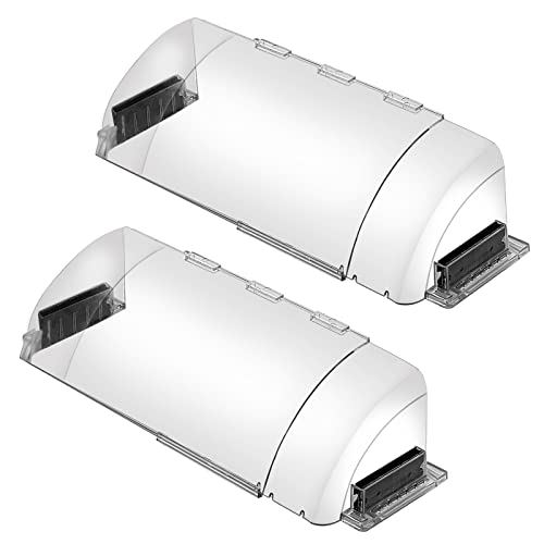 2 Pack Air & Heat Deflector for Vents, Sidewalls and Ceiling Registers, Adjustable from 8.5' to 15'
