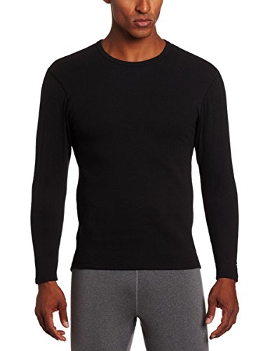 Duofold Men's Heavy Weight Double Layer Thermal Shirt, Black, X-Large