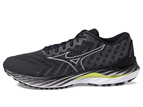 Mizuno Men's Wave Inspire 19 Running Shoe, Black/Nimbus Cloud, 10.5