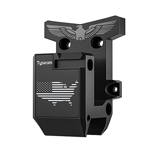 Tyseam AR Wall Mount for 223/5.56 Rifle + Magazine, AR15 Rifle Wall Rack Runner Mount with Strong and Solid PA Material Withstand 300Lbs of Tension