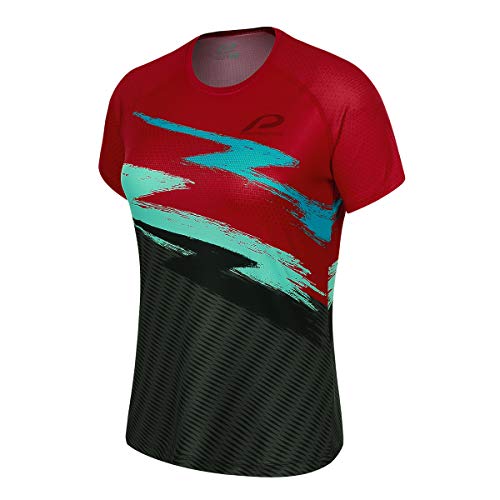 Protective Women's MTB Short Sleeve Jersey with a Relaxed fit Cycling - 100% Recycled Black