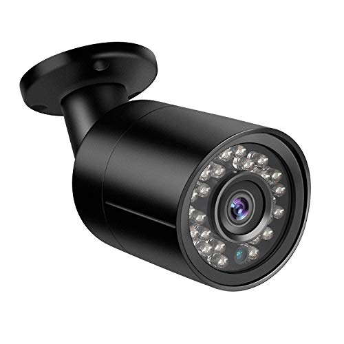 Dericam 1080P 1920TVL CCTV Security Camera for Home Surveillance, 4-in-1 CVI/TVI/AHD/960H Bullet Camera with IP66 Weatherproof, 82ft Night Vision, B2B, Black