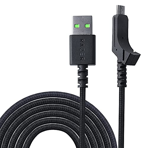 USB Cable/Line Charging Cable Compatible for Razer Lancehead Wireless Gaming Mouse RZ01-02120100-R3U1
