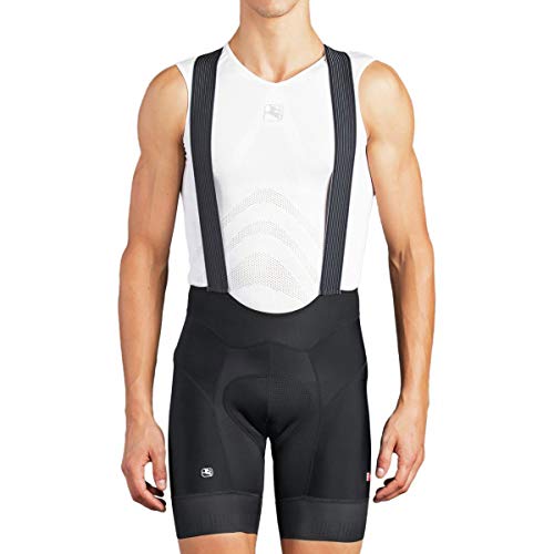 Giordana Men's FR-C Pro Cycling Bib Shorts, 5cm Shorter Length, Black, XL