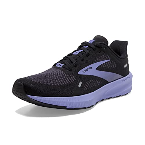 Brooks Women’s Launch 9 Neutral Running Shoe - Black/Ebony/Purple - 8.5