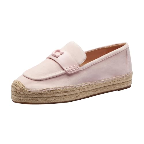 Coach Women's Camilla Espadrille Sandal, Soft Pink, 8.5