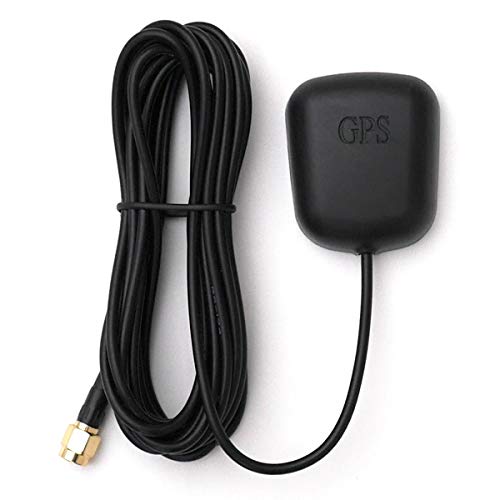 Waterproof GPS Active Antenna, Magnetic Base, 28dB Gain, 3-5VDC, SMA