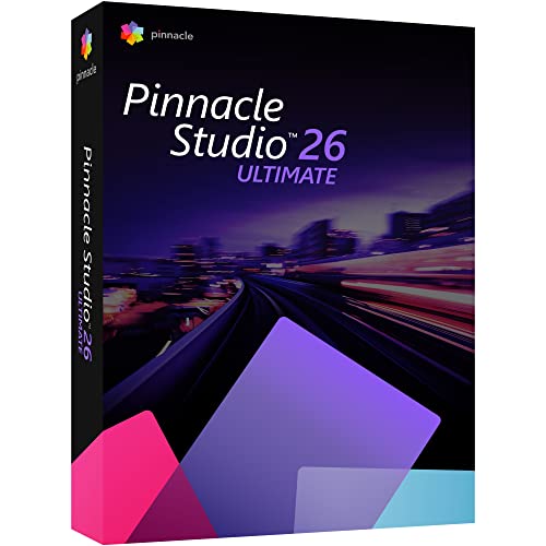 Pinnacle Studio 26 Ultimate | Pro-Level Video Editing & Screen Recording Software [PC Key Card]