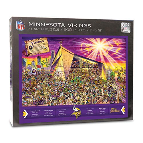 YouTheFan NFL Minnesota Vikings Joe Journeyman 500pc Puzzle
