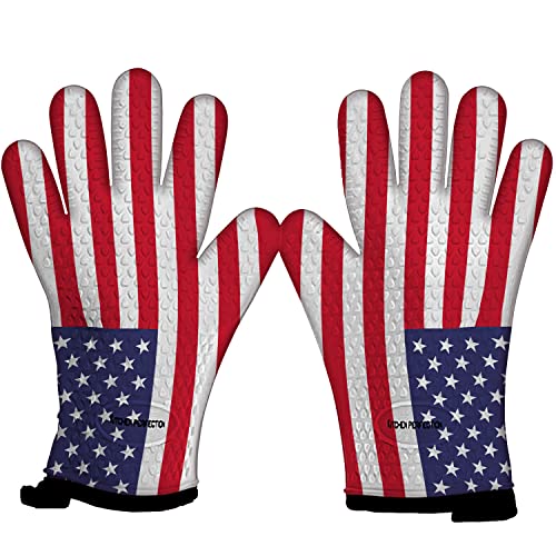 Kitchen perfection XL Silicone Smoker Oven Gloves-Extreme Heat Resistant BBQ Gloves-Handle Hot Food Right on Your Grill Fryer&Pit|Waterproof Grilling Cooking Baking Mitts|Superior Value Set+3 Bonuses