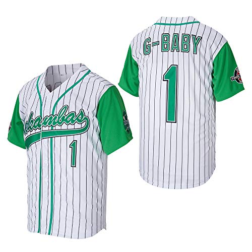 Kekambas Men's #1 G-Baby Jarius Evans Hardball Movie Baseball Jersey Size XXL