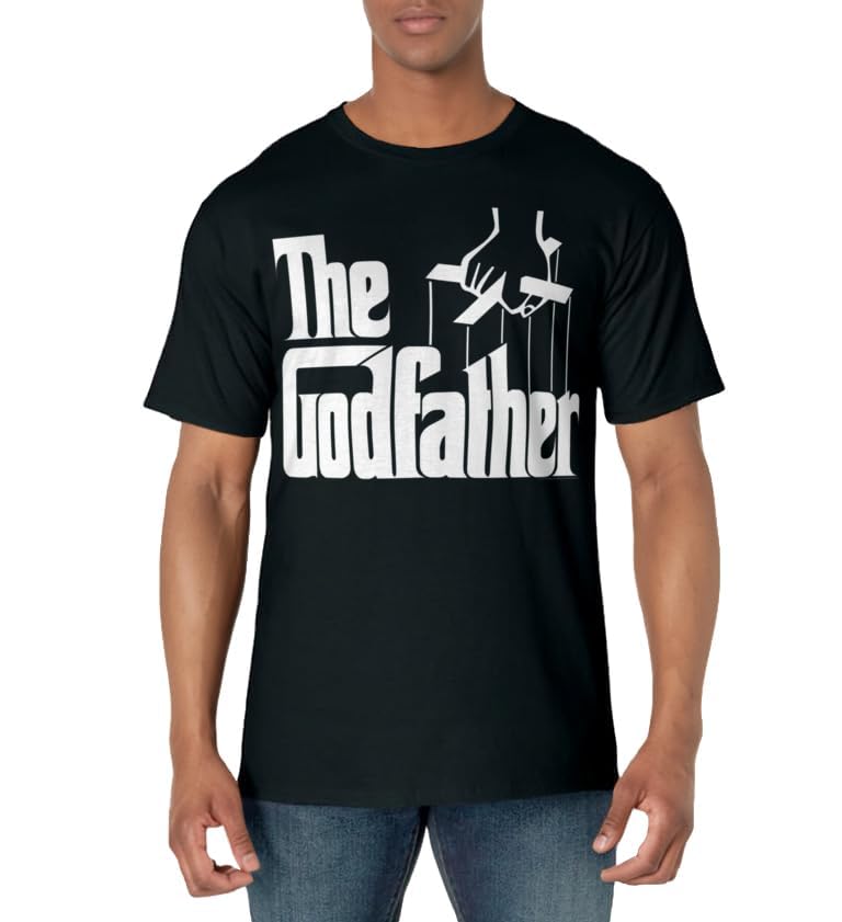 The Godfather Original White Title Logo T-Shirt