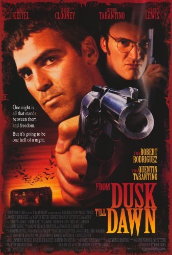 From Dusk Till Dawn Movie Poster (27 x 40 Inches - 69cm x 102cm) (1995) -(George Clooney)(Quentin Tarantino)(Harvey Keitel)(Juliette Lewis)(Ernest Liu)(Fred Williamson) by MG Poster
