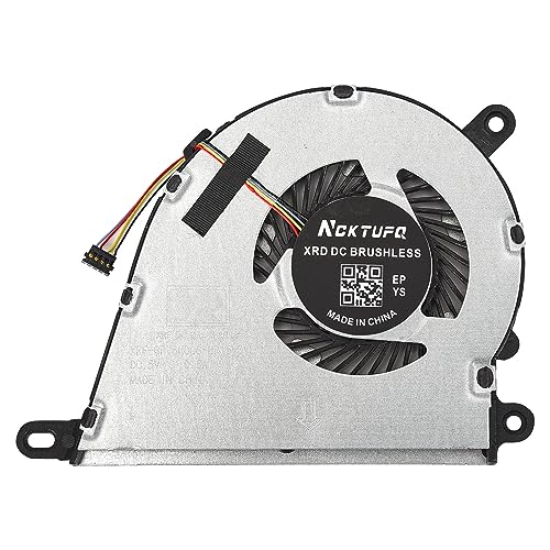 Replacement CPU Cooling Fan for HP Pavilion 15-DY 15T-DY 15-EF 15S-EQ 15S-FQ 14-DQ 14S-DQ 14S-FQ, HP 14-DQ1043CL 15-DY1043DX 15-EF1041NR Series Laptop P/N:L68134-001 L68629-001 ND75C07-19A18