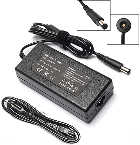 90W AC Adapter Laptop Charger for Hp Elitebook 8460p 8470p 8440p 8560p 8760p 8460w 8470w 8570w 8770w Probook 4430s 4440s 4520s 4530s 4540s Compaq 6730b 6530b 6560b Laptop Notebook Power Supply Cord