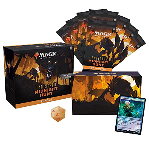 Magic: The Gathering Innistrad: Midnight Hunt Bundle | 8 Set Boosters + Accessories