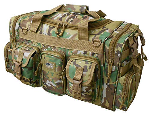 NPUSA Mens Large 22' Multicam Duffel Duffle Military Molle Tactical Gear Shoulder Strap Travel Bag