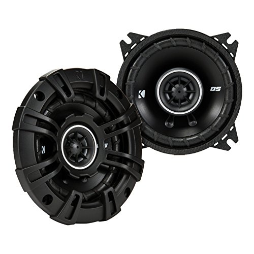 KICKER DSC40 4-Inch (100mm) Coaxial Speakers, 4-Ohm (Pair)