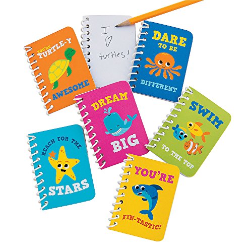 Fun Express Under The Sea Notepads - VBS Vacation Bible School Supplies/Decor- Educational And Learning Activities For Kids [Toy] - 24 Pieces