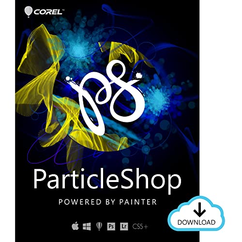 Corel ParticleShop | Dynamic Brush Plugin for Adobe Photoshop, Adobe Lightroom, PaintShop Pro, CorelDRAW Graphics Suite [PC Download]