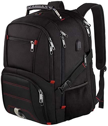 LTINVECK Travel Laptop Backpack, Extra Large Backpack for Men Women with USB Charging Port, TSA Friendly Heavy Duty Big Business Computer Bag Tech Backpacks Bag Fit 17 Inch Laptops, RFID Backbag