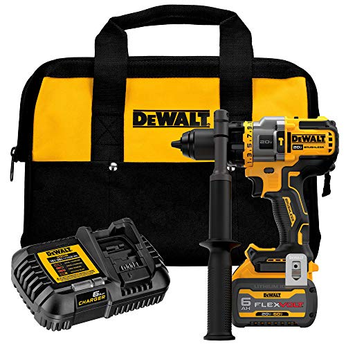 DEWALT FLEXVOLT ADVANTAGE 20V MAX* Hammer Drill, Cordless, 1/2-Inch (DCD999T1)