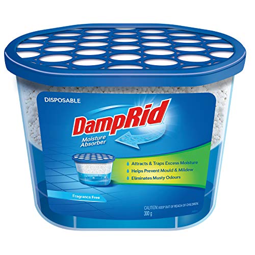 DampRid FG100 Unscented Disposable Moisture Absorber, 10.5-Ounce,White