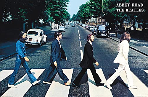 Trends International Beatles-Abbey Road Wall Poster, 22.375' x 34', Unframed Version, Bedroom