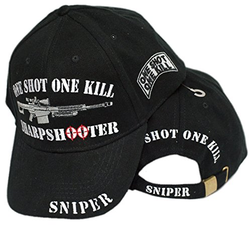 mws One Shot One Kill Sniper Sniping Baseball Cap Hat