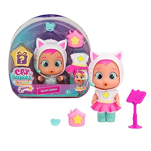 Cry Babies Magic Tears Talent Babies, Daisy - 6+ Surprises, Accessories, Great Gift for Kids Ages 3+