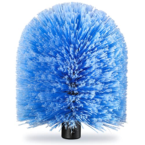 VITEVER Twist-On Cobweb Duster Head Brush, Fits Standard 3/4 inch Threaded Poles, Attachment Brush, Spider Web Duster Brush for Outdoor & Indoor Cleaning