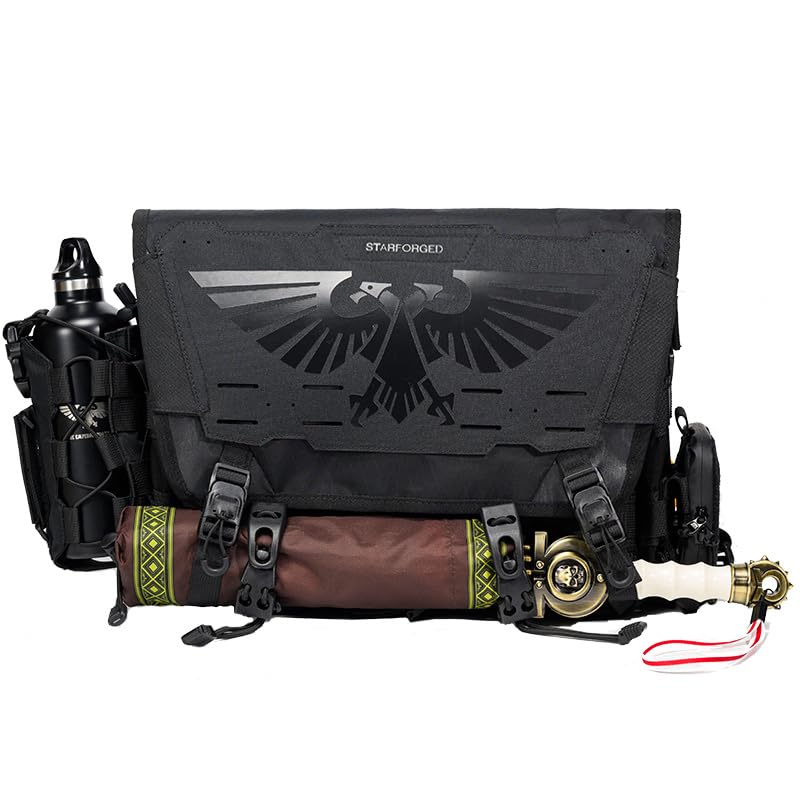 Starforged Imperium Mailer Bag Luxury Level Outdoor Waterproof Backpack Warhammer 40K Multifunctional Shoulder Bag