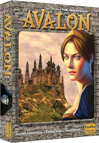 The Resistance: Avalon Card Game - Thrilling Social Deduction Board Game - Quick Strategy & Deception for 5-10 Players - Ages 13+ - 30 Minute Play Time - By Indie Boards & Cards