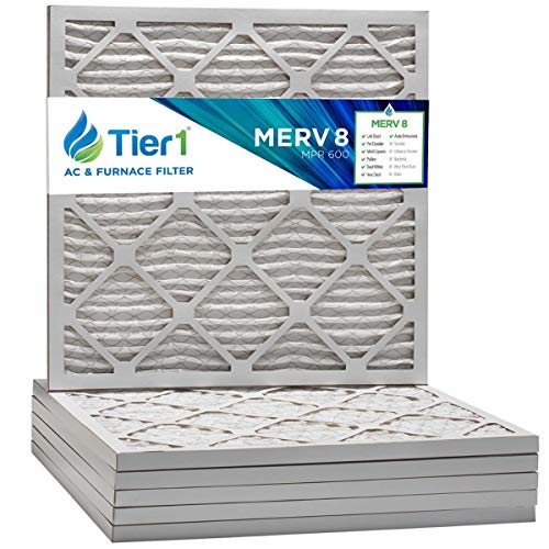 Tier1 12x12x1 Merv 8 Pleated Air/Furnace Filter - 6 Pack