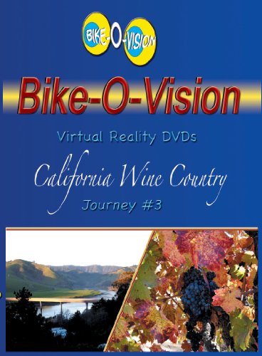 Bike-O-Vision - California Wine Country - Virtual Cycling Adventure - Perfect for Indoor Cycling and Treadmill Workouts - Cardio Fitness Scenery Video Fullscreen #3