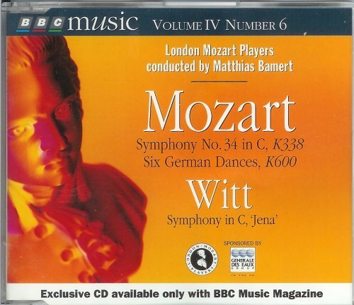 Mozart Symphony No.34 in C, K338 Six German Dances; Witt 'Jena' Symphony, K600