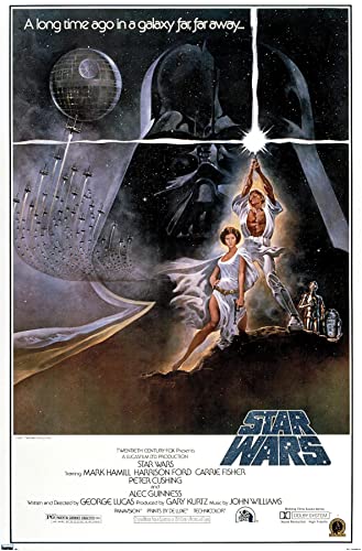 Trends International 24X36 Star Wars: A New Hope - Original One Sheet Wall Poster, 24' x 36', Unframed Version