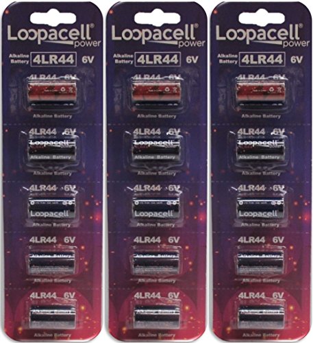 LOOPACELL 15 Alkaline Battery 6V A544 4LR44 PX28A