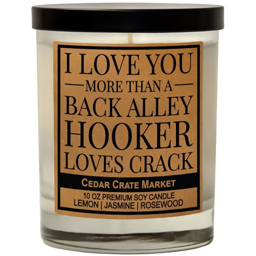 I Love You More Candle | Friendship Candle | Best Friend Birthday Gifts for Women | Funny Candles Gifts for Women Adult Humor | Friendship Candles for Besties | Scented Candles with Funny Sayings