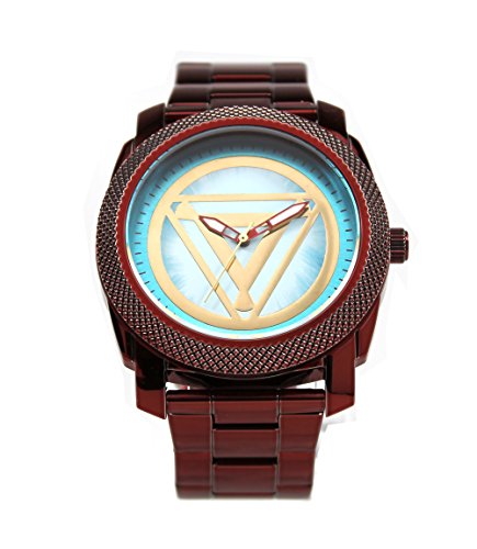 Iron Man Stainless Steel Men's Arc Reactor Watch (IRM8001)