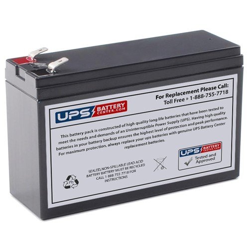 UPSBatteryCenter 12V 6.5Ah Replacement Battery for Ritar RT1250B 12V 5Ah ‒ Higher Capacity Replacement - Longer Lasting!